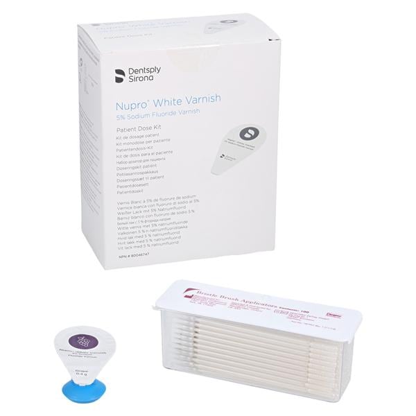 NUPRO Fluoride Varnish Unit Dose 5% NaF 0.4 mL Grape White 100/Bx, 4 BX/CA