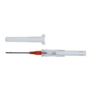 Jelco Protectiv Plus IV Catheter Safety 14 Gauge 1-1/4" Orange Straight Ea