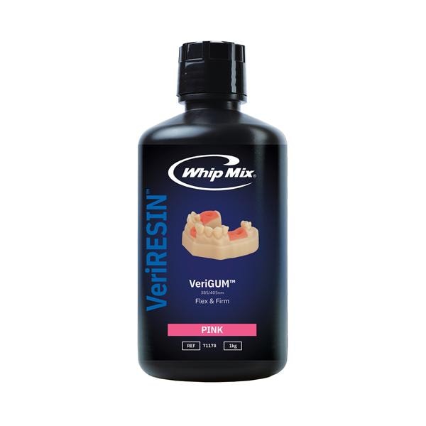 VeriGUM 3D Print Material Resin Pink 1kg 1Kg/Bt