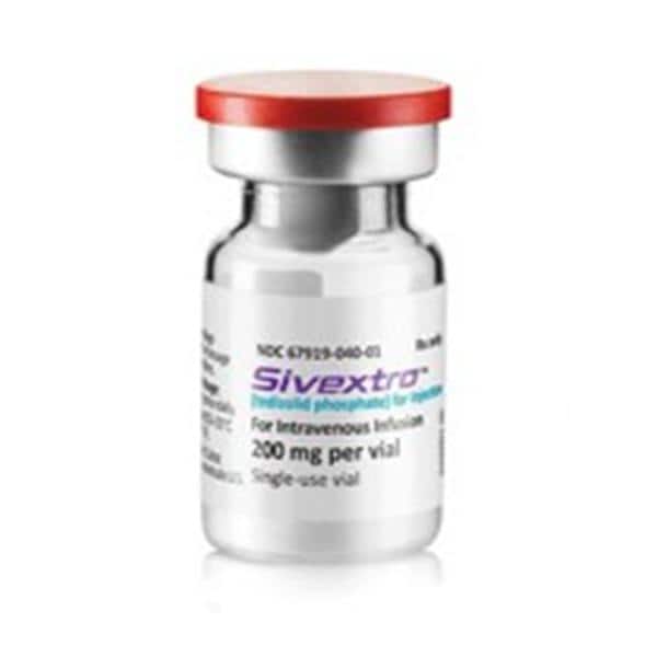 Sivextro Injection 200mg/vl Powder SDV 10/Package