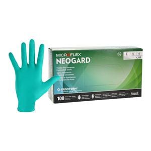 MICROFLEX Neogard Neoprene Exam Gloves Large Green Non-Sterile 100/Bx