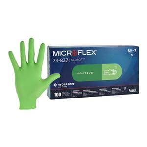 MICROFLEX Neosoft Neoprene Exam Gloves Small Green Non-Sterile 100/Bx