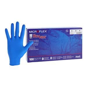 MICROFLEX UltraSense Nitrile Exam Gloves Medium Blue Non-Sterile 100/Bx