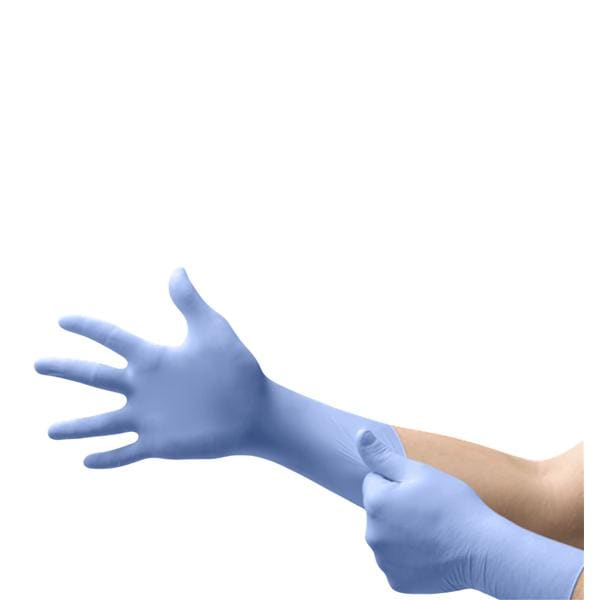 MICROFLEX FreeForm EC Nitrile Exam Gloves Medium Blue Non-Sterile 50/Bx