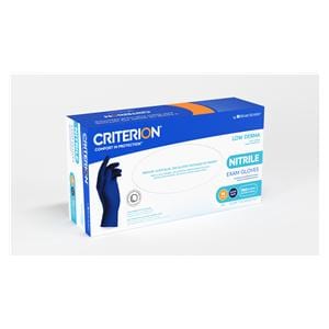 Criterion Low Derma Nitrile Exam Gloves X-Small Slate Blue Non-Sterile 200/Bx