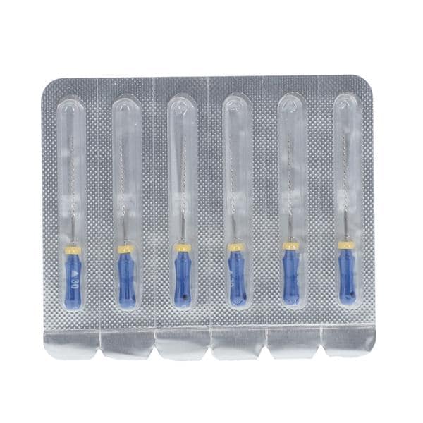 Maxima Hand K-Reamer 25 mm Size 30 Blue 6/Pk