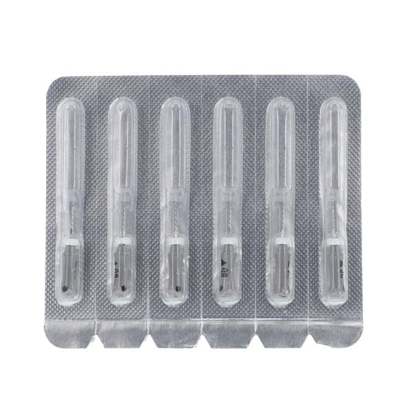 Maxima Hand K-Reamer 21 mm Size 08 Grey 6/Pk