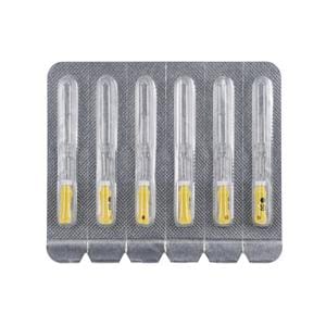 Maxima Hand Hedstrom Files 21 mm Size 50 Stnls Stl/Plstc Hndl Yellow 6/Pk