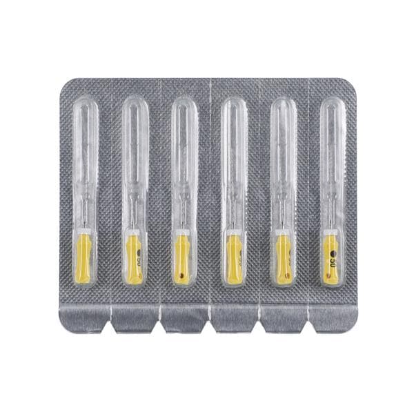 Maxima Hand Hedstrom Files 21 mm Size 50 Stnls Stl/Plstc Hndl Yellow 6/Pk