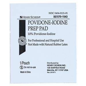 Povidone Iodine Prep pads