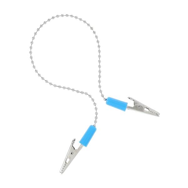 Bib Holder Silver Steel Ea