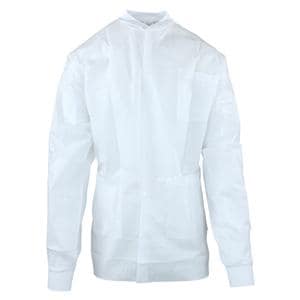Criterion Protective Jacket SMS Small White 10/Pk