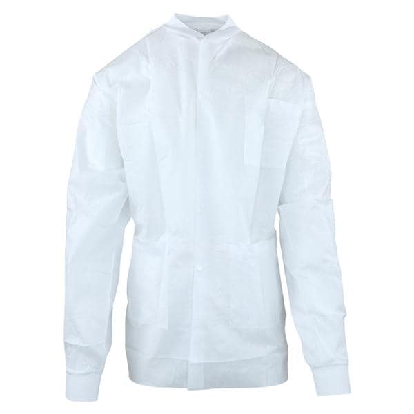 Criterion Protective Jacket SMS Small White 10/Pk