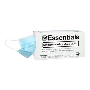 Essentials Mask ASTM Level 1 Blue Adult 50/Bx