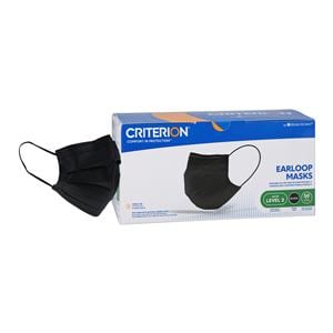 Criterion Mask ASTM Level 3 Black Adult 50/Bx