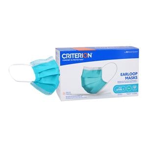Criterion Mask ASTM Level 1 Teal Adult 50/Bx