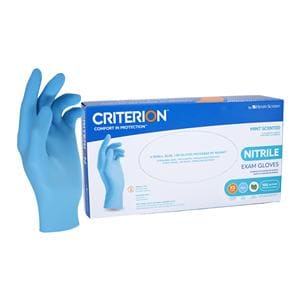 Criterion Nitrile Exam Gloves X-Small Blue Non-Sterile 100/Bx