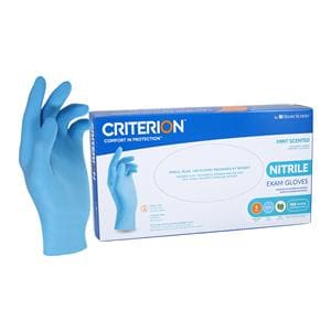 Criterion Nitrile Exam Gloves Small Blue Non-Sterile 100/Bx