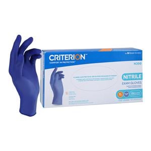 Criterion N300 Nitrile Exam Gloves X-Large Electric Blue Non-Sterile 250/Bx