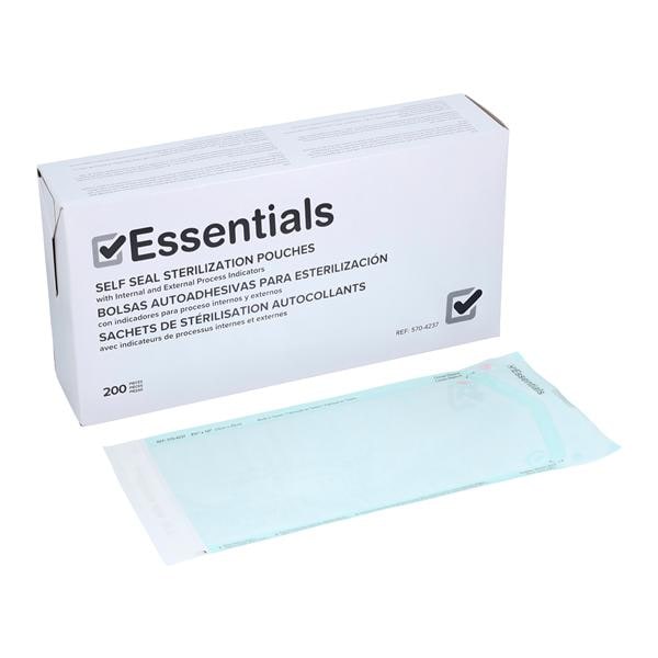 Essentials Sterilization Pouch Self Seal 5.25 in x 10 in 200/Bx, 6 BX/CA