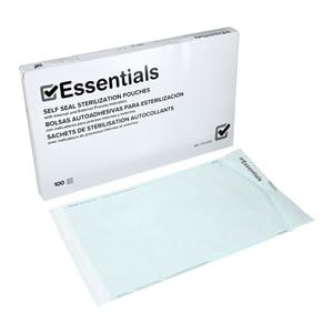 Essentials Sterilization Pouch Self Seal 9 in x 15 in 100/Bx, 4 BX/CA
