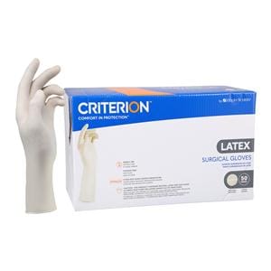 Criterion Latex Surgical Gloves 6 Natural 50Pr/Bx