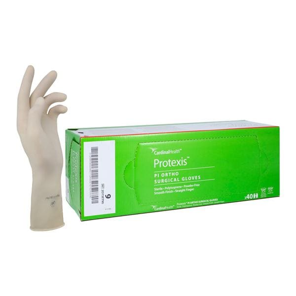 Protexis PI Ortho Synthetic Polyisoprene Surgical Gloves 9 Cream 40/Bx