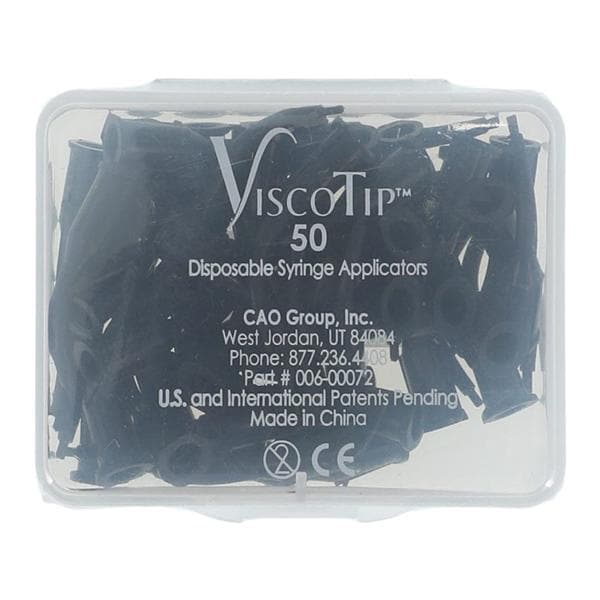 Visco-Tip Brush Tips Black 50/Pk