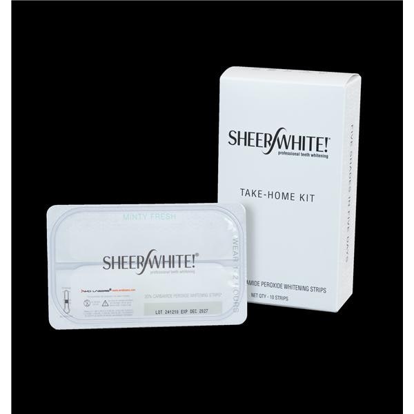 Sheer White At Home Whitening Strips Bulk Pack 20% Carbamide Peroxide 24/Pk