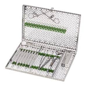 IMS Signature Series Instrument Cassette SS Sm Grn 10 Instruments Ea