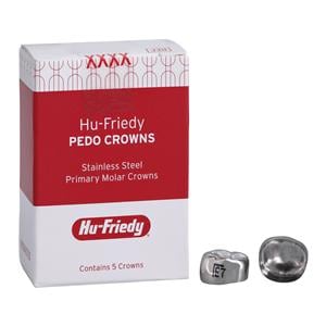 PEDO CROWNS Crowns Size LLE7 2nd Primary Lower Left Molar Refill 5/Pk