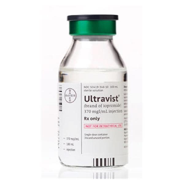 Ultravist Injection 370mg/mL SDV 100mL 10/Package