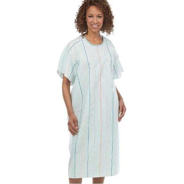 Patient Gown Adult Large Blue Crystal Ea