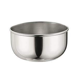 Sponge Bowl Round Stainless Steel Silver 3/8qt
