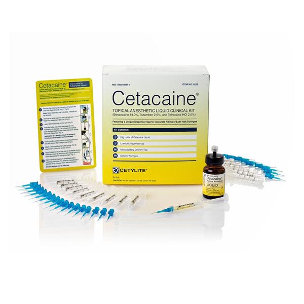 Cetacaine Anesthetic Liquid Banana 24 Gm Clinical Kit Ea, 6 EA/CA