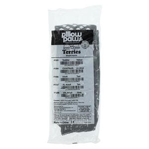 Pillow Paws Patient Slippers 100% Polyester Gray 2X Large Reusable 48/Ca