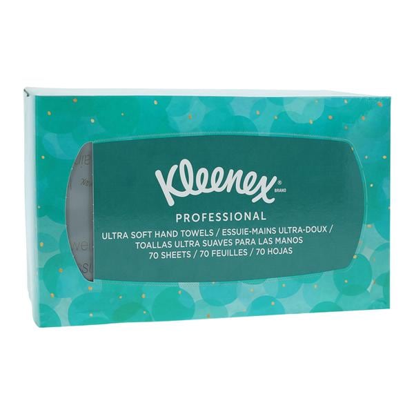 Kleenex Ultra Soft Hand Towel Paper 1 Ply 9 in x 10.5 in White 70/Bx