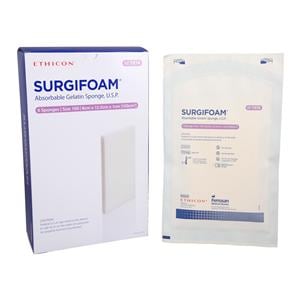 Surgifoam Hemostatic Porcine Gelatin Sponge 8x12.5cmx10mm