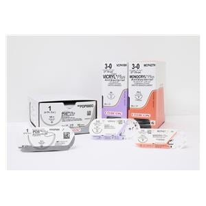 Monocryl Plus Suture 3-0 27" Triclosan/Polyglecaprone 25 Mnflmnt PS2 Undyd 36/Bx