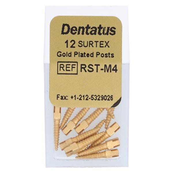Surtex Posts Gold Plated Refill Medium 1.5 mm 12/Bx