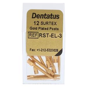 Surtex Posts Gold Plated Refill Extra Long 1.35 mm 12/Bx