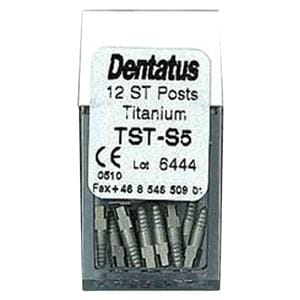 Surtex Posts Titanium 1.65 mm Parallel Sided & Tapered End 12/Bx