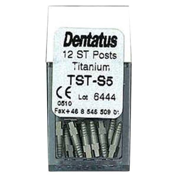 Surtex Posts Titanium 1.65 mm Parallel Sided & Tapered End 12/Bx