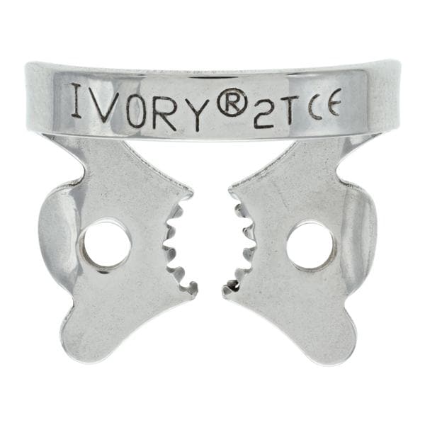 Ivory Rubber Dam Clamp Winged Size 2T Ea