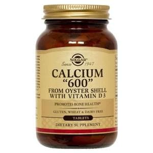 Calcium "600" Adult Supplement Tablets 120/Bt