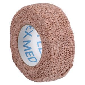 CoFlex Compression Bandage Elastic 1"x5yd Tan Non-Sterile 30/Ca