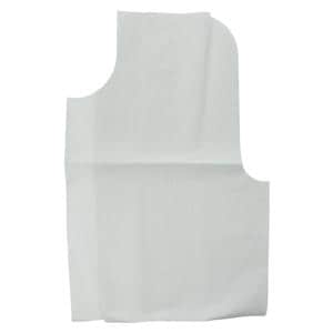 Patient Cape 30 in x 21 in White Disposable 100/Cs