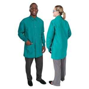 DenLine Protection Plus Mid-Length Jacket Lng Tprd Slvs 34 in X-Large Grn Ea