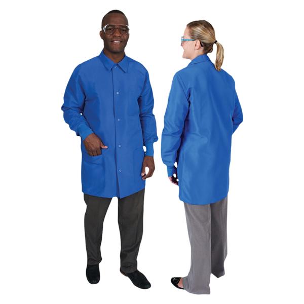 DenLine Protection Plus Mid-Length Jacket Lng Tprd Slvs 34 in Medium Ryl Ea