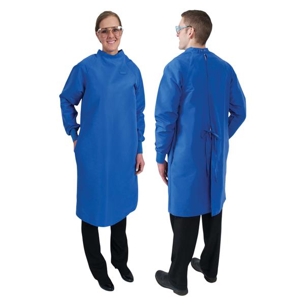 DenLine Protection Plus Closed Back Gown Adult 2X Large Royal Reusable Ea